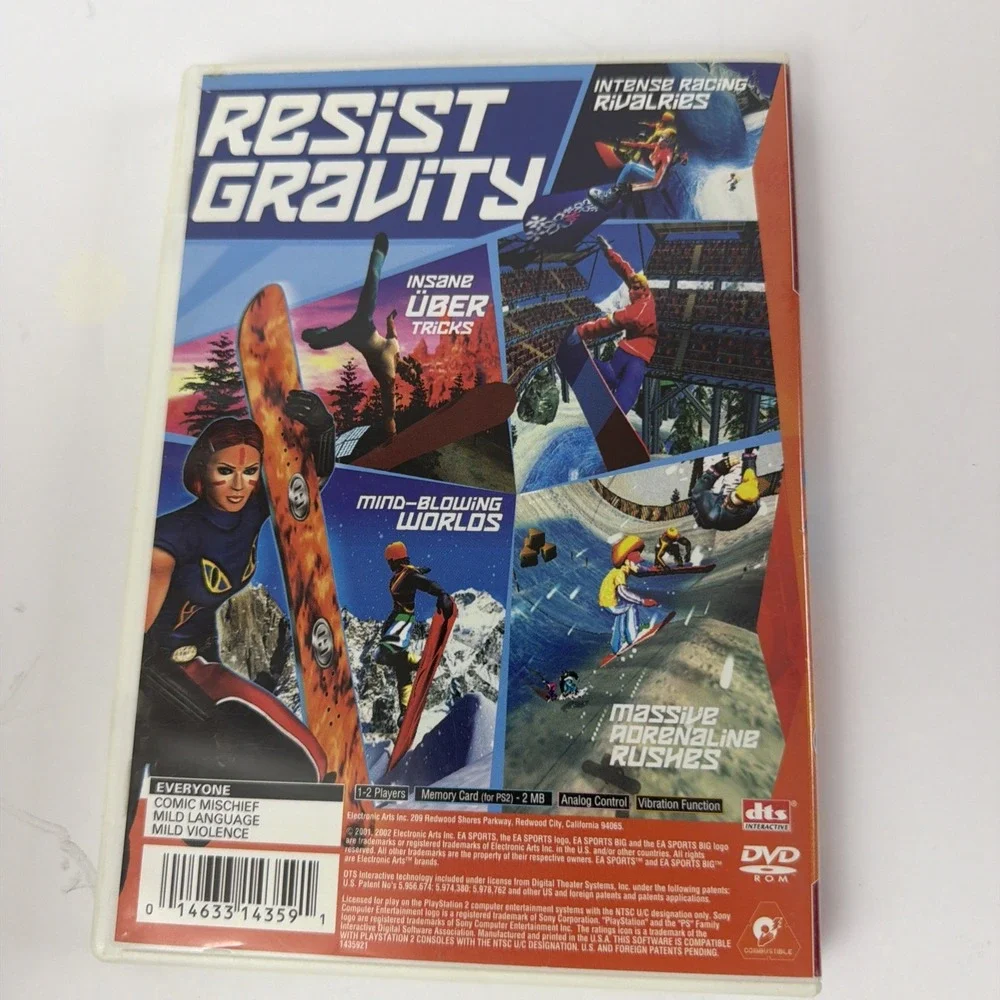 SSX Tricky Greatest Hits PS2 PlayStation 2 EA Sports BIG Untested